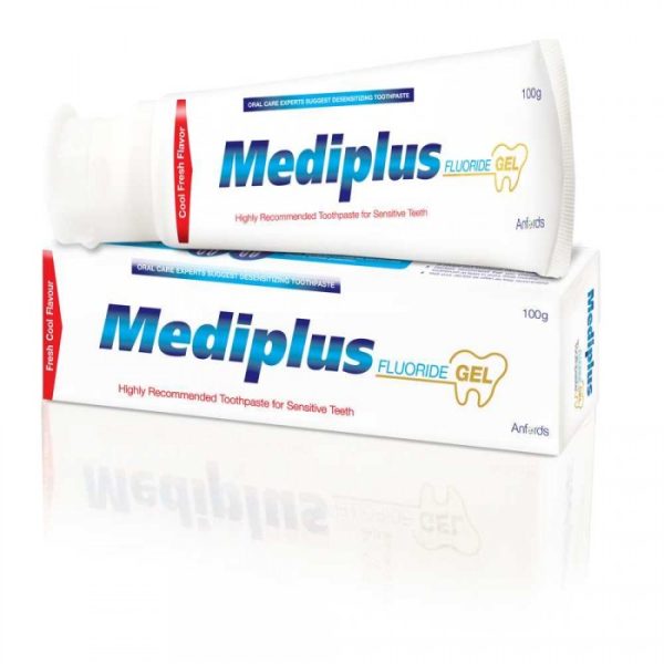 MEDIPLUS TOOTHPASTE FLUORIDE GEL 100GM