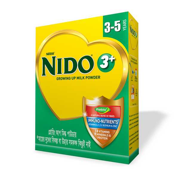 NESTLE NIDO 3+ GROWING UP (3-5YEARS) 350GM BIB